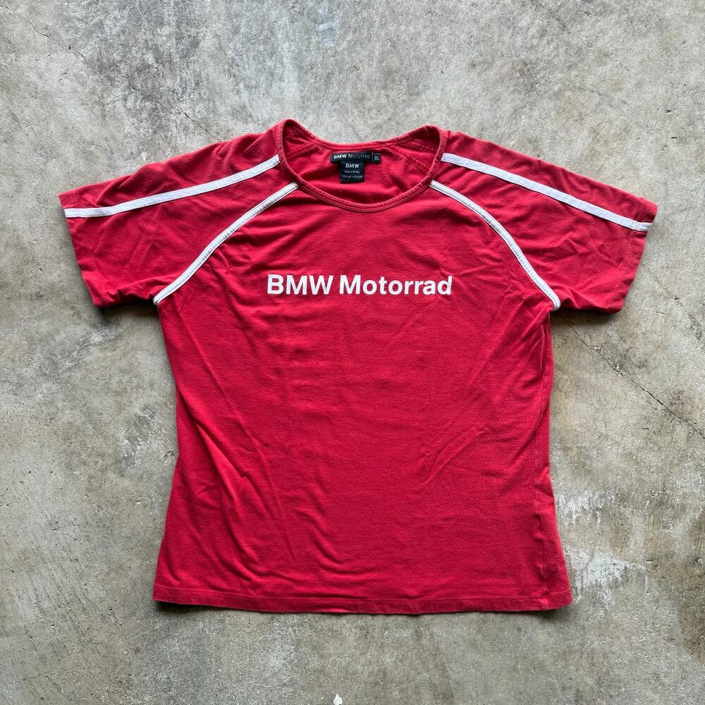 BMW Motorrad Red Short Sleeve Womens Size XL T-Shirt